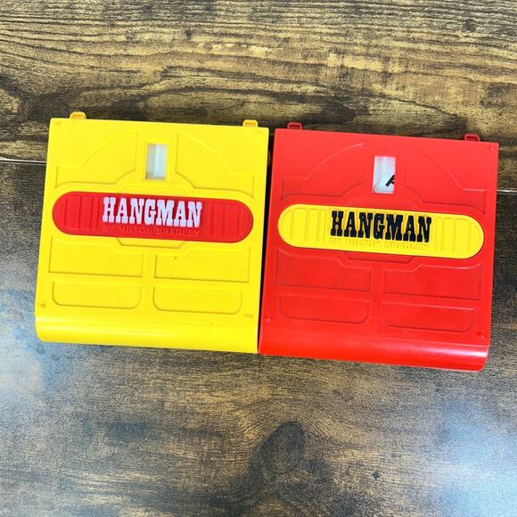 Vintage 1989 Travel Games Hangman Milton Bradley MB - Picture 1 of 8